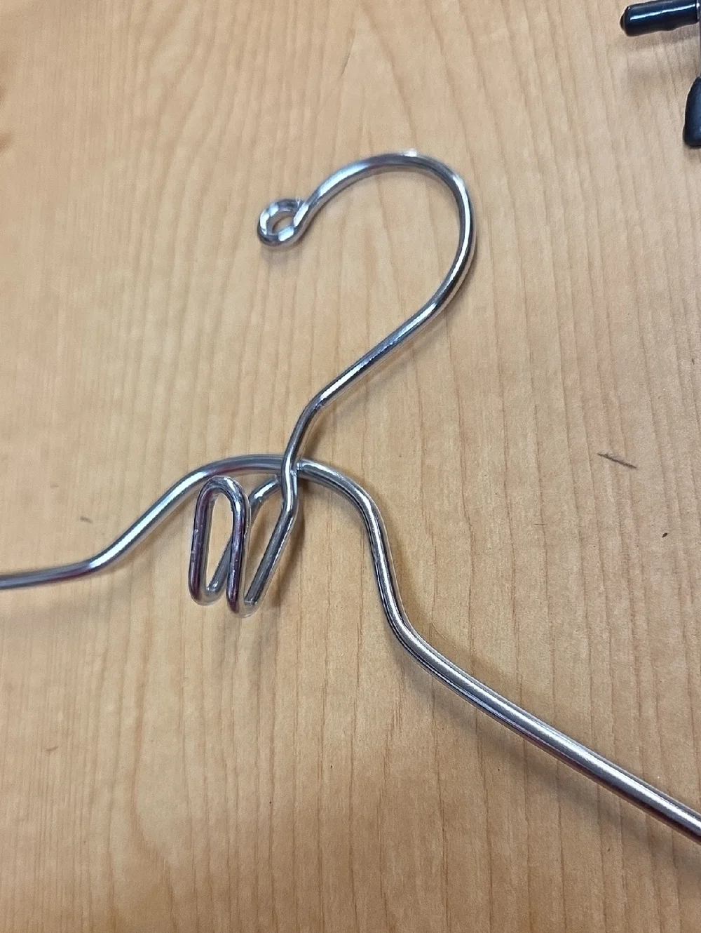 Fuller Chrome Wire Cloths Hangers, Rubber Clips For‎ Skirts And Pants. Lot Of 7